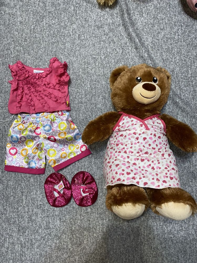 Плюшевый медведь с одеждой 40 см Build a bear