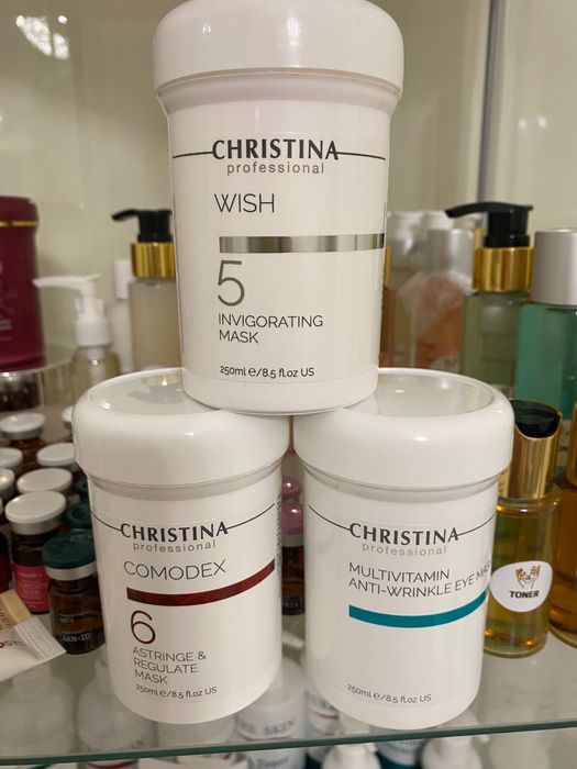 Маски Крістіна гелі тоніки розлив і повний формат Christhina