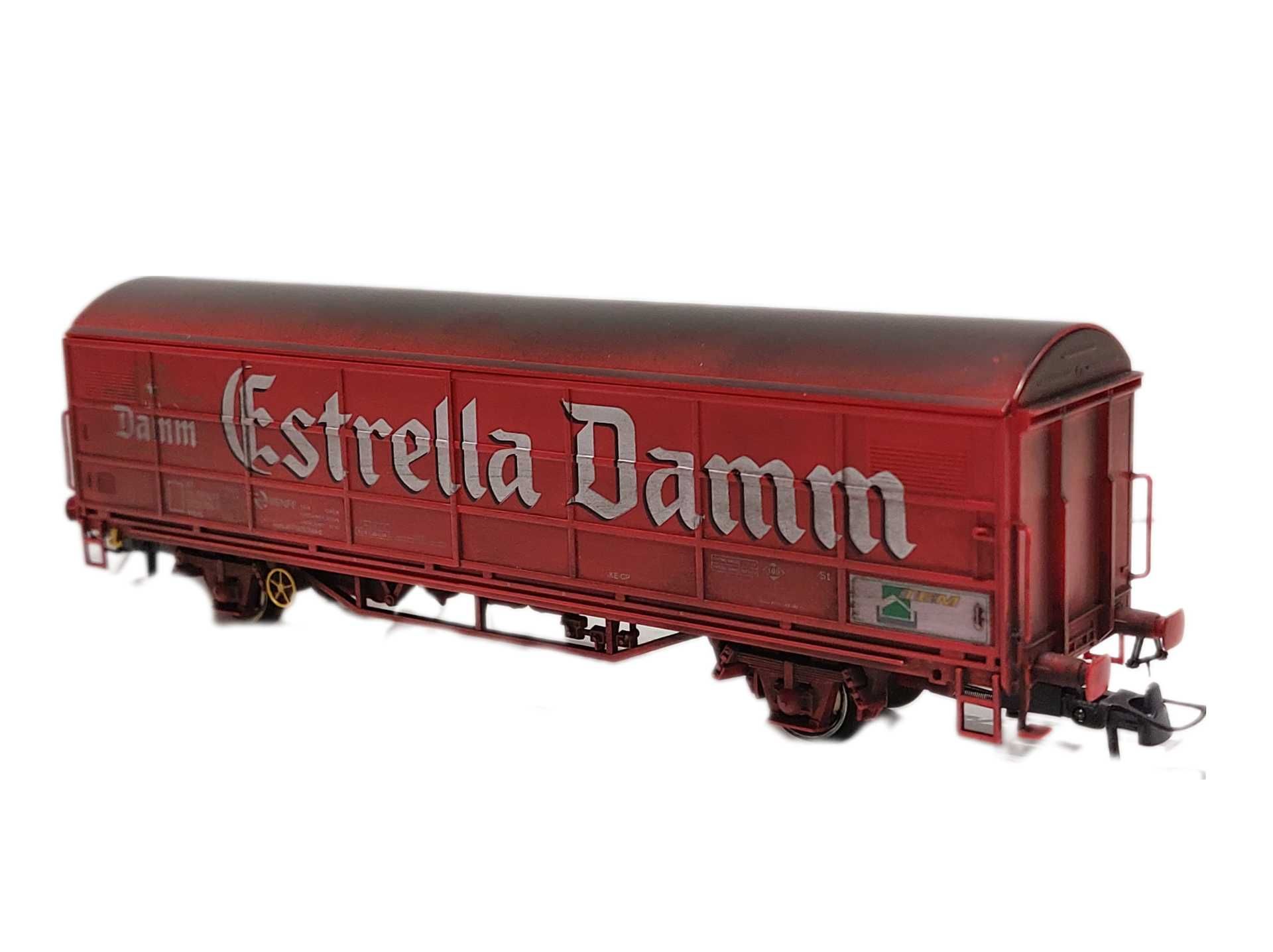 Wagon gbs kryty Estrella Damm HN6529  H0 używane