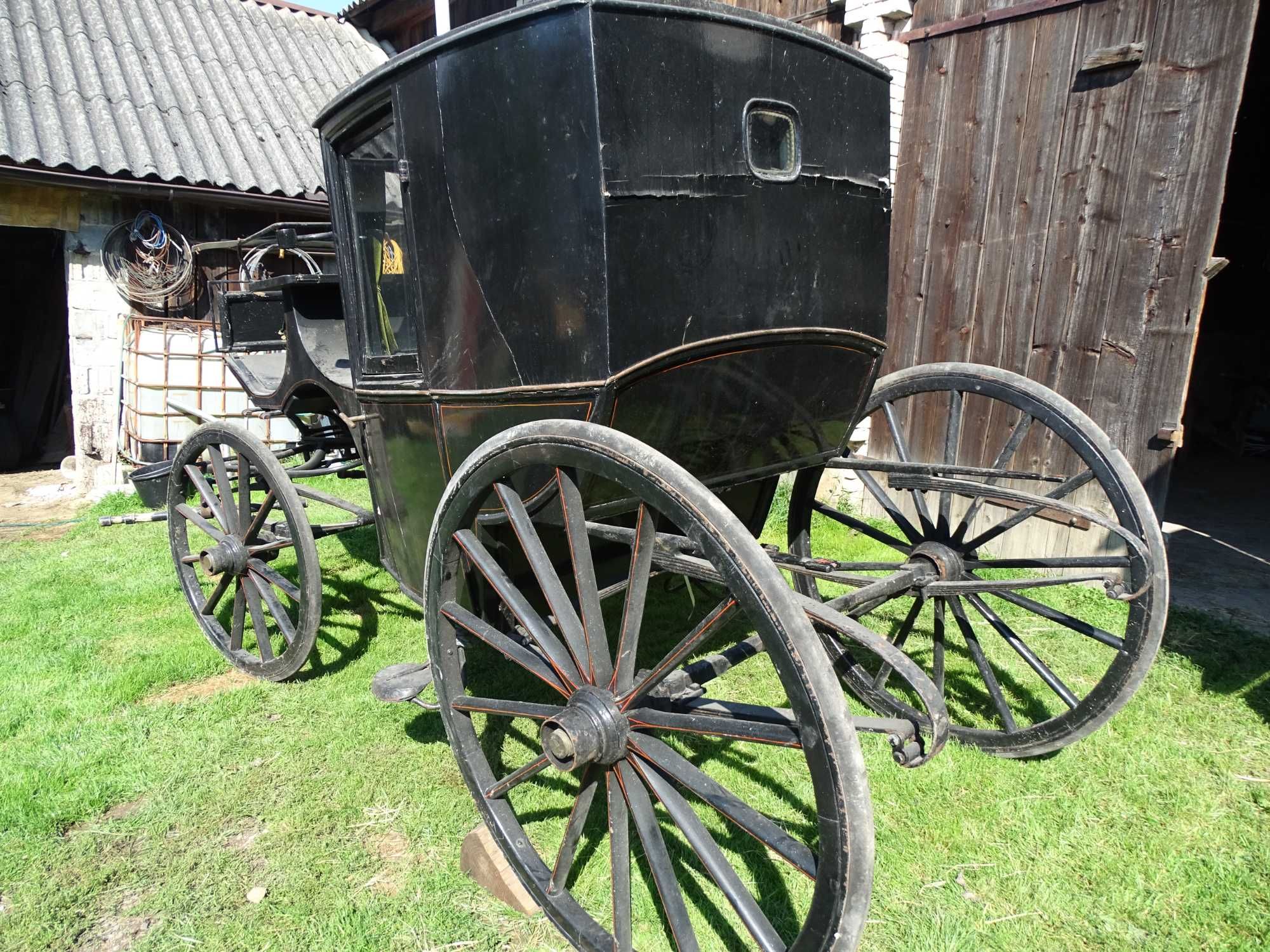 Bryczka Piękna Kareta 1900r