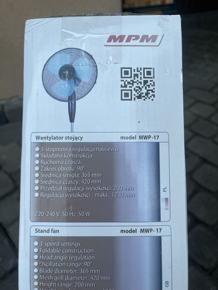 Wentylator stojący MPM