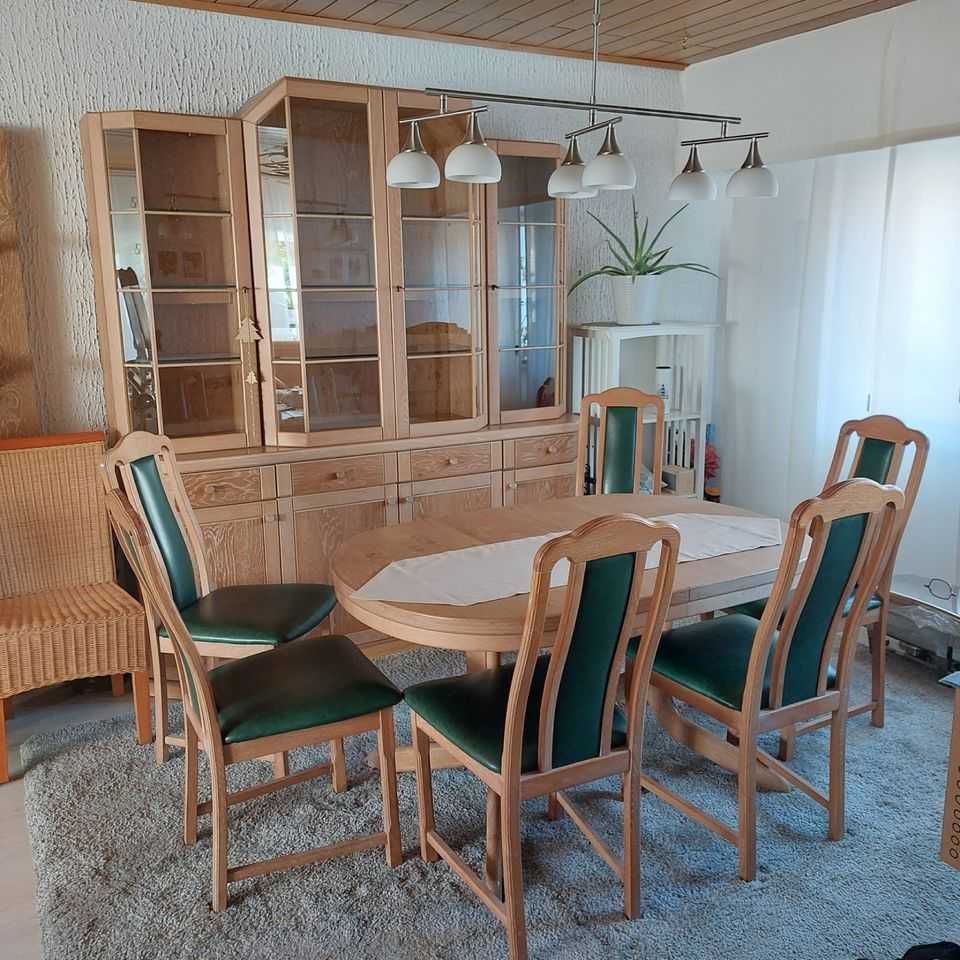 Solidny stół dębowy owalny jasny z Niemiec