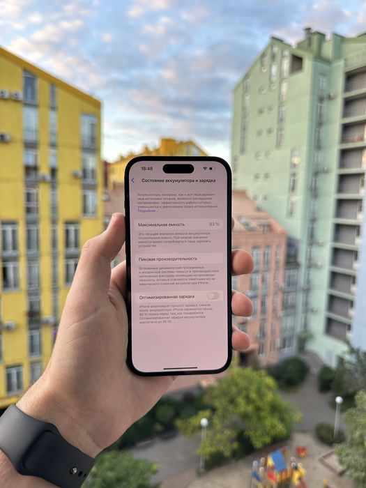 93% Аккум Идеал iPhone 14 Pro 128Gb Black Neverlock Айфон про