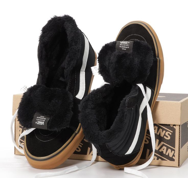 Кеди зимові чоловічі Vans SK-8 High на хутрі. Кеды зимние мужские