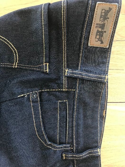 Levi's jeans 470 ciemny granat nowe spodnie 29/34 prosta nogawka