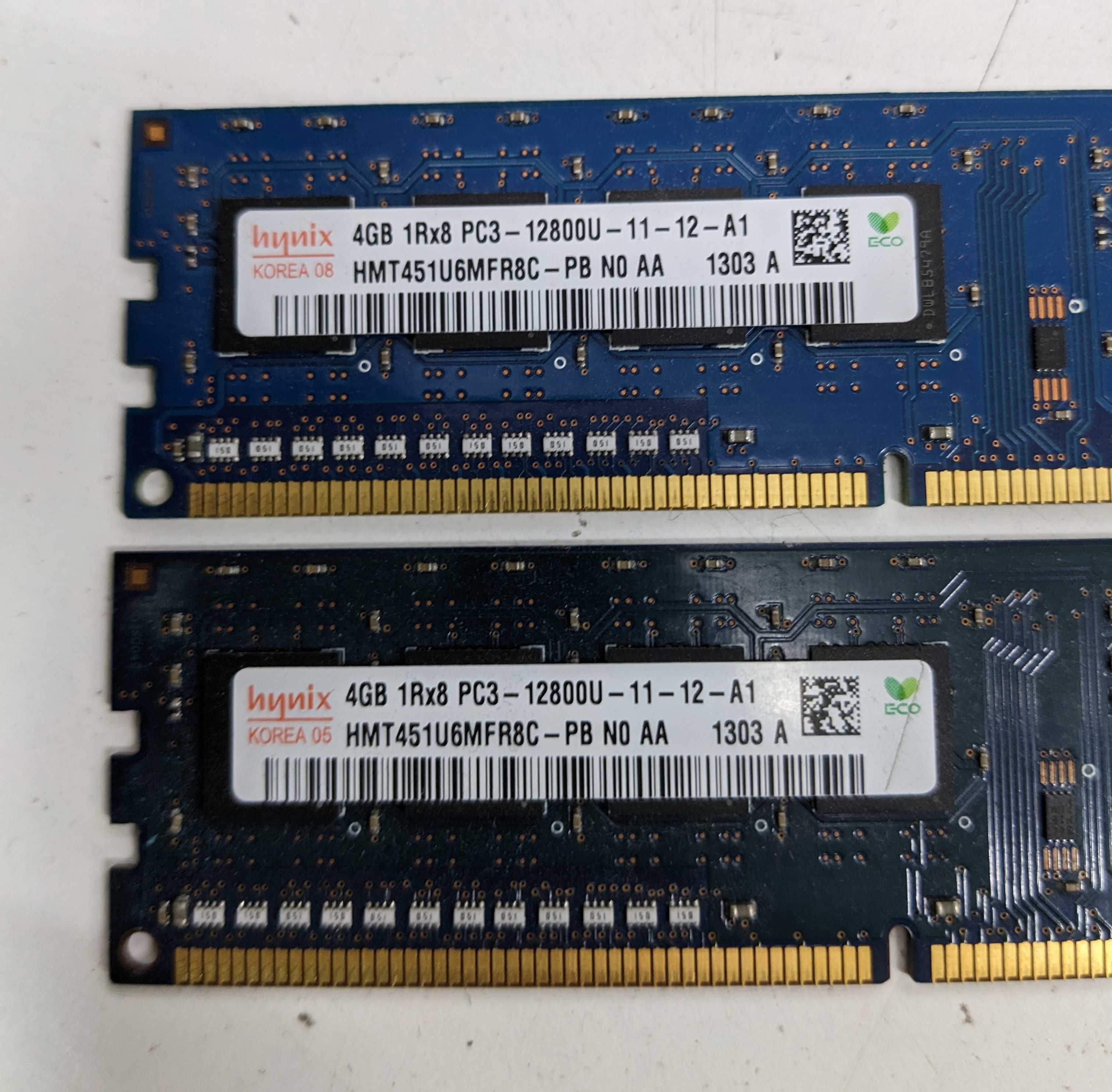 Оперативка для ПК 8Gb DDR3 (2*4) SK hynix 1600MHz