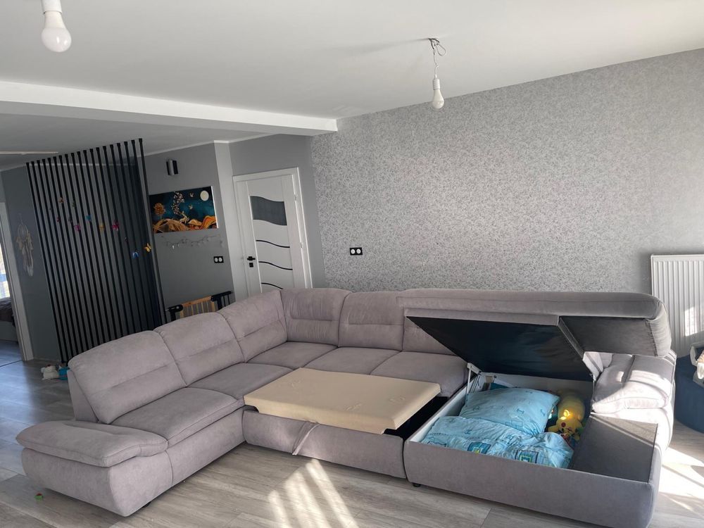 Duży narożnik, kanapa, sofa z funkcją spania