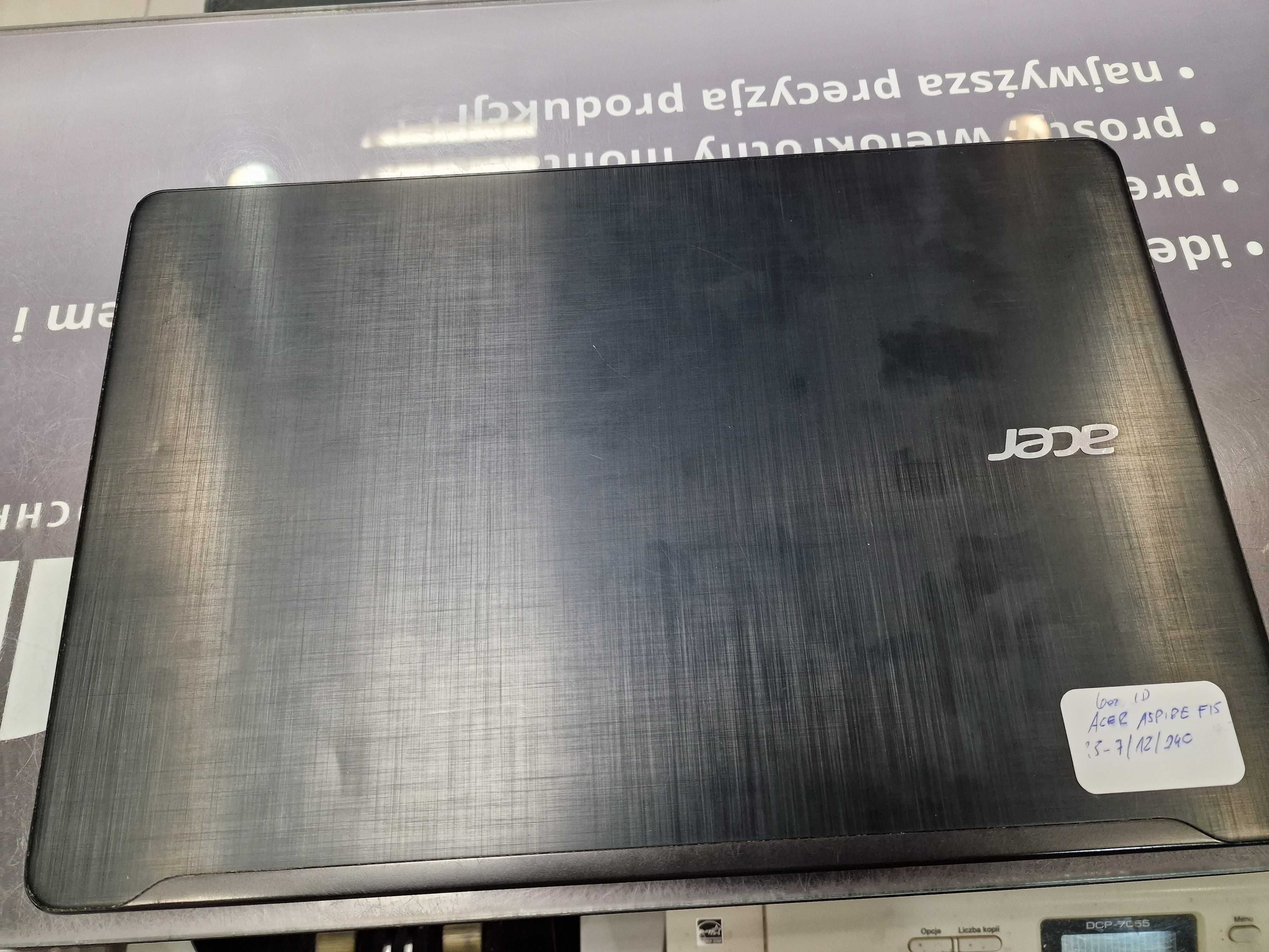 Acer Aspire F15/ i5-7200U/ 12GB/ 240GB SSD/ 940MX 2GB/ 15.6"/ W10 Home