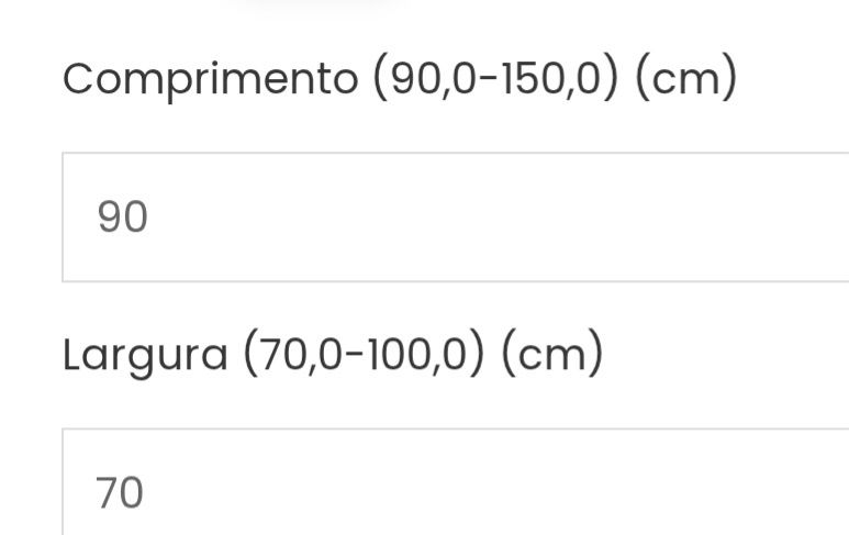 Mesa de vidro com cavalete