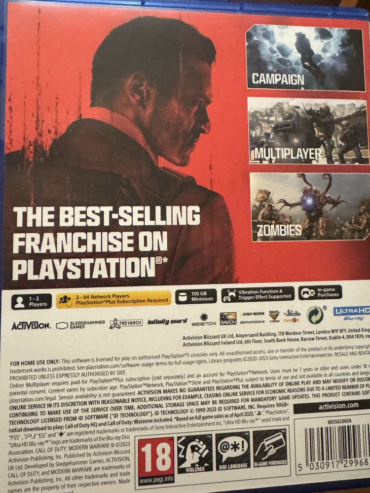 Call of Duty MWIII ps5