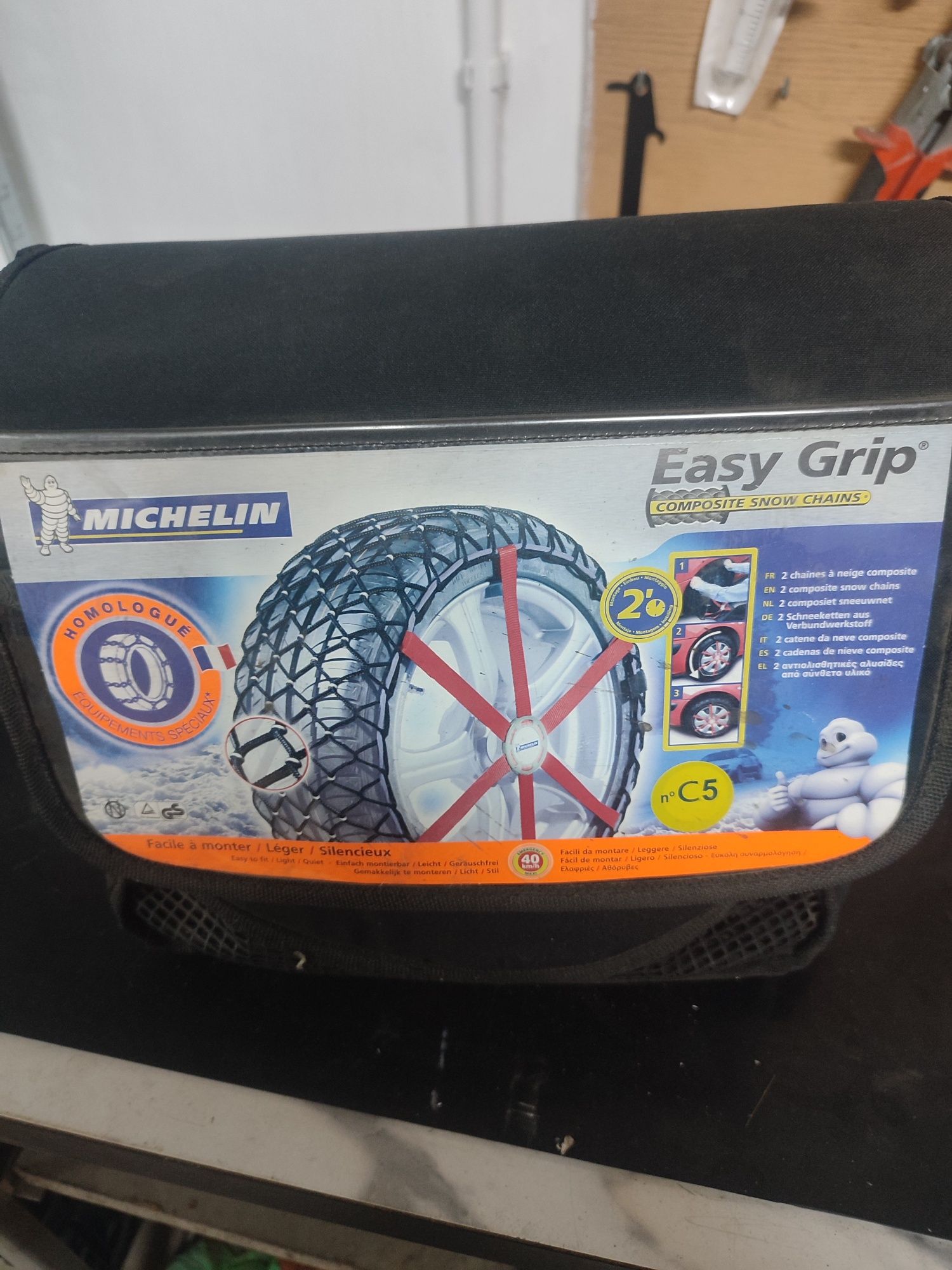 Nowe Michelin Easy Grip C5 łańcuchy śniegowe syntetyczne