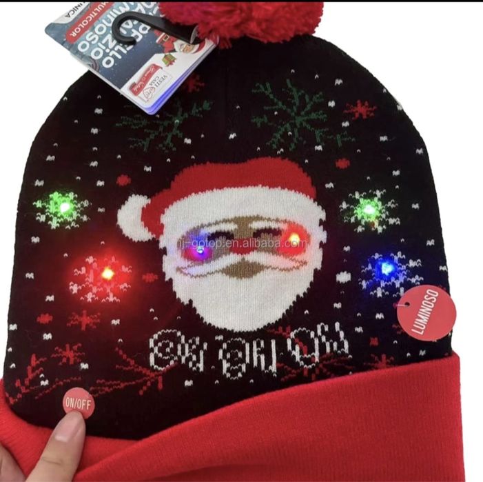 Gorros Natal com Led