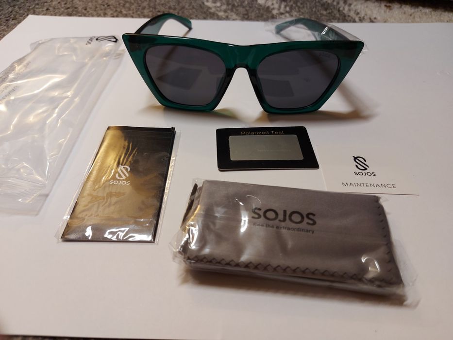NOWE Okulary Przeciwsłoneczne Z Polaryzacją Vintage Sojos