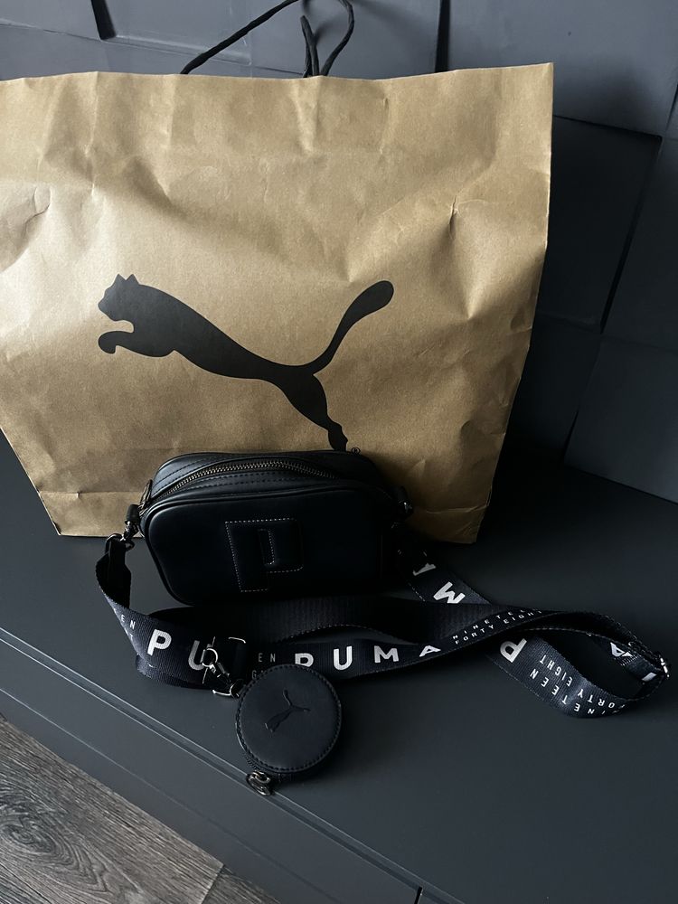 Продам сумку натуральна шкіра оригінал Puma