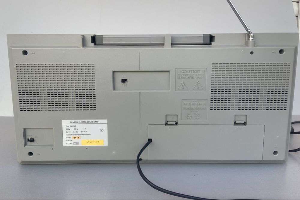 Бумбокс Геттобластер Siemens Club 782 Solo Function Radio 1988