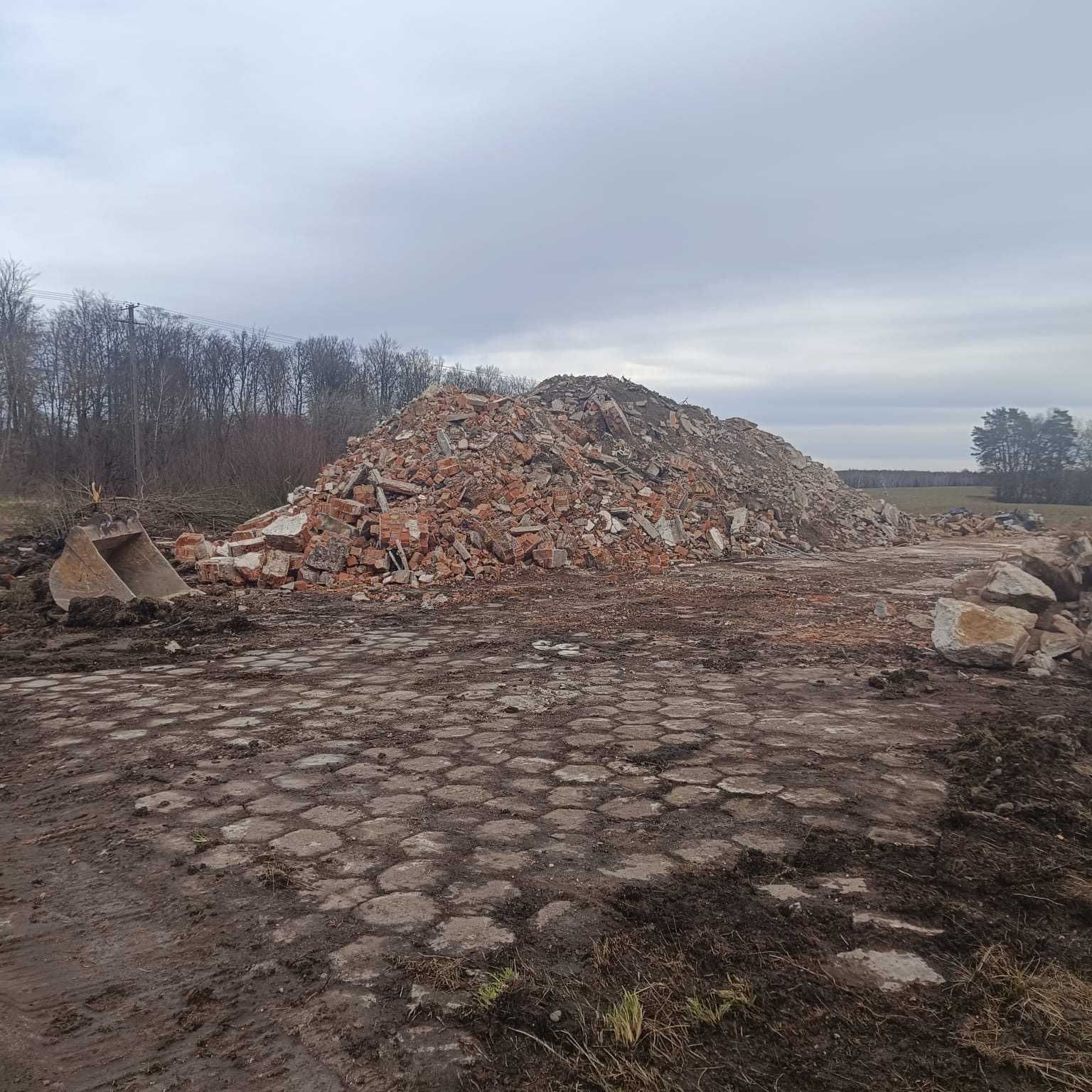 Wyburzenia, rozbiórki niwelacja terenu, wykopy