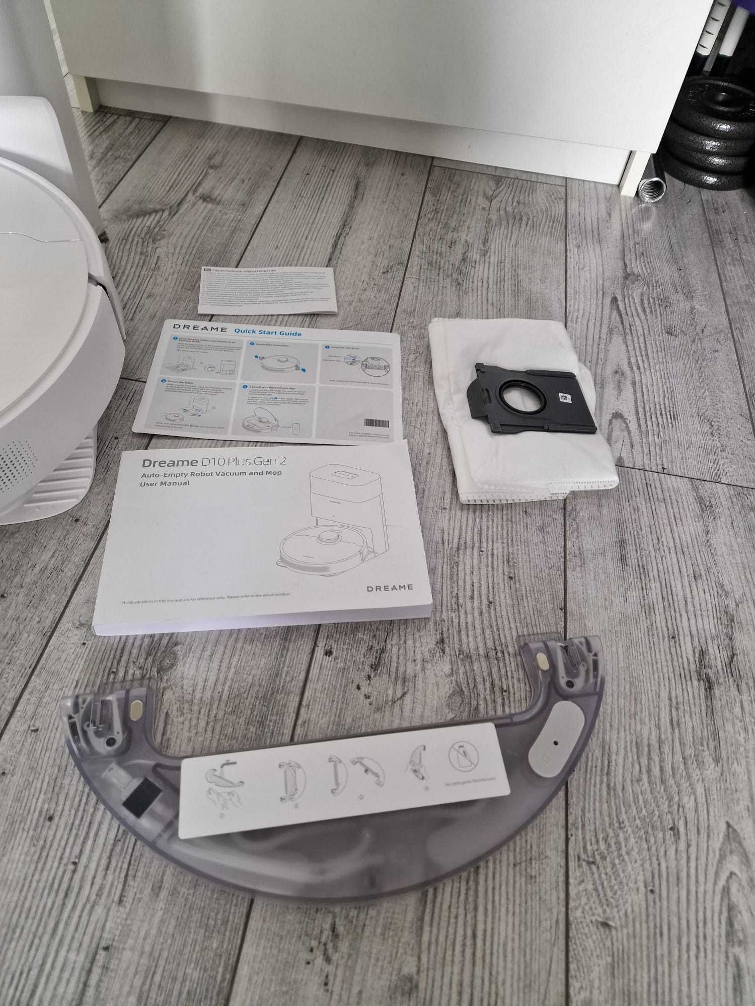 Dreame D10 Plus Gen 2 Robot Odkurzacz i Mopy, 6000Pa. Nawigacja LiDAR
