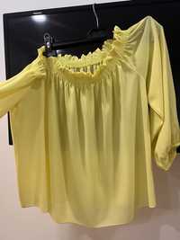 Vendo blusa amarela veste do M ao XL