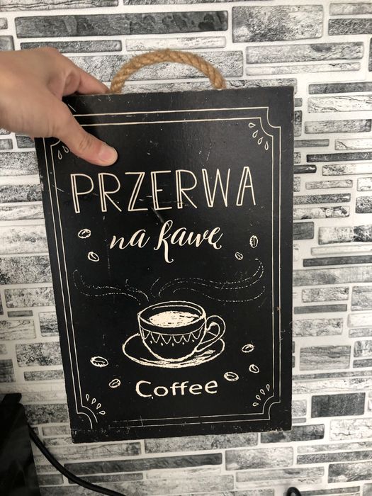 Obraz przerwa na kawe