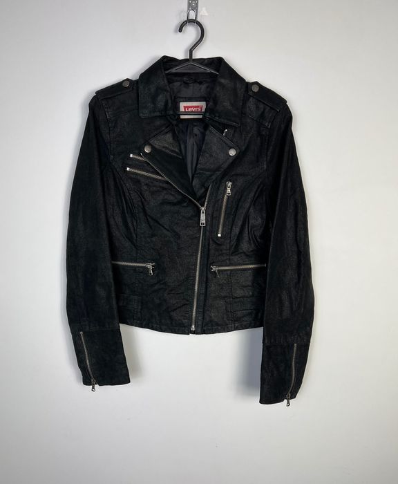 Leather Jacket Ramones Levi’s Women Skórzana Kurtka Ramoneska