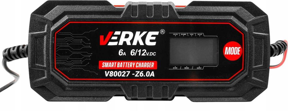 PROSTOWNIK Ładowarka Do Akumulatora LCD 6V 12V 6A