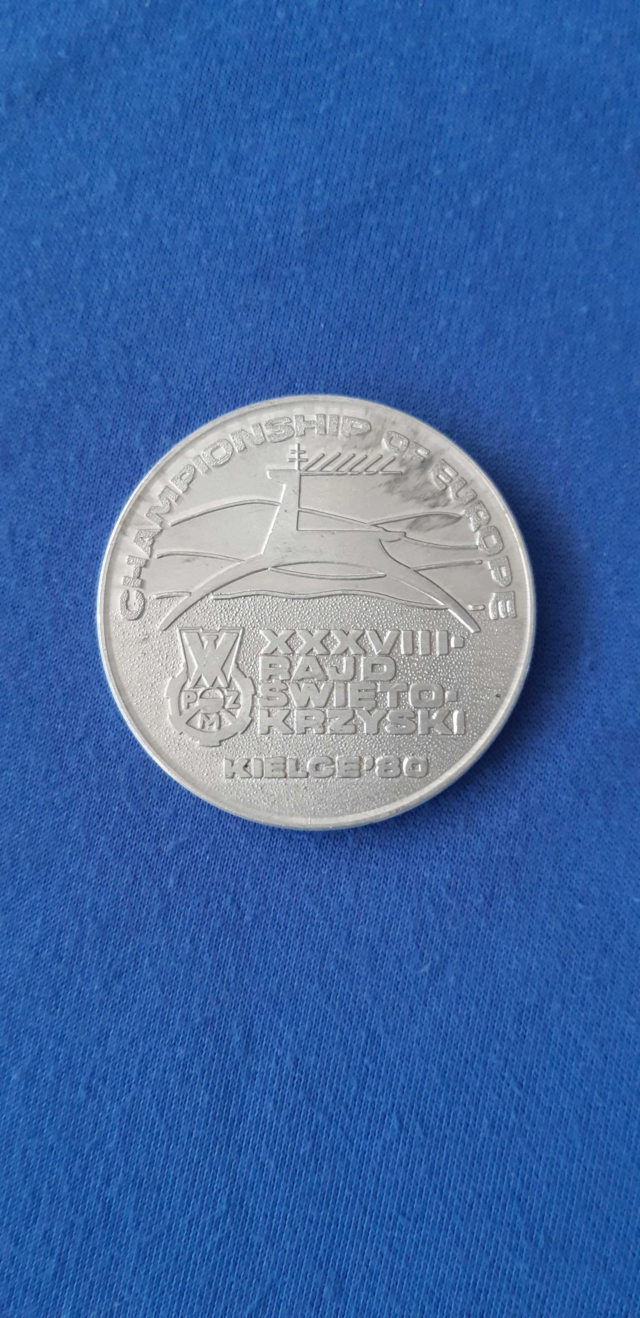 medal Championship of Europe XXXVIII rajd świętokrzyski Kielce 80 PZM