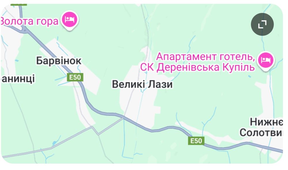 Продаж земельної ділянки в с. В. Лази