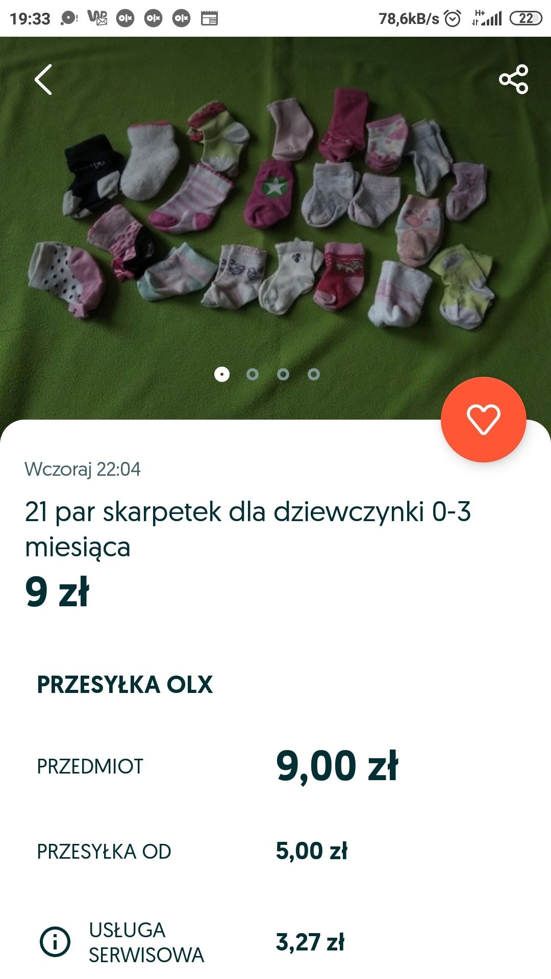 Skarpetki dla dziewczynki