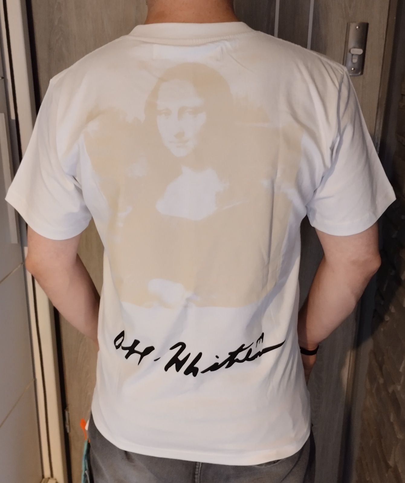 T-shirt koszulka Off White XL Mona Lisa (jak nowa)