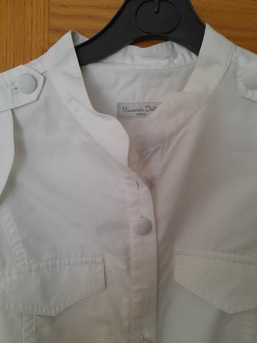 Vestodo Branco verão Massimo Duti