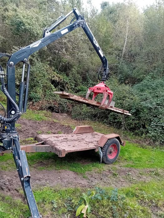 Grua e Reboque agricola sem báscula