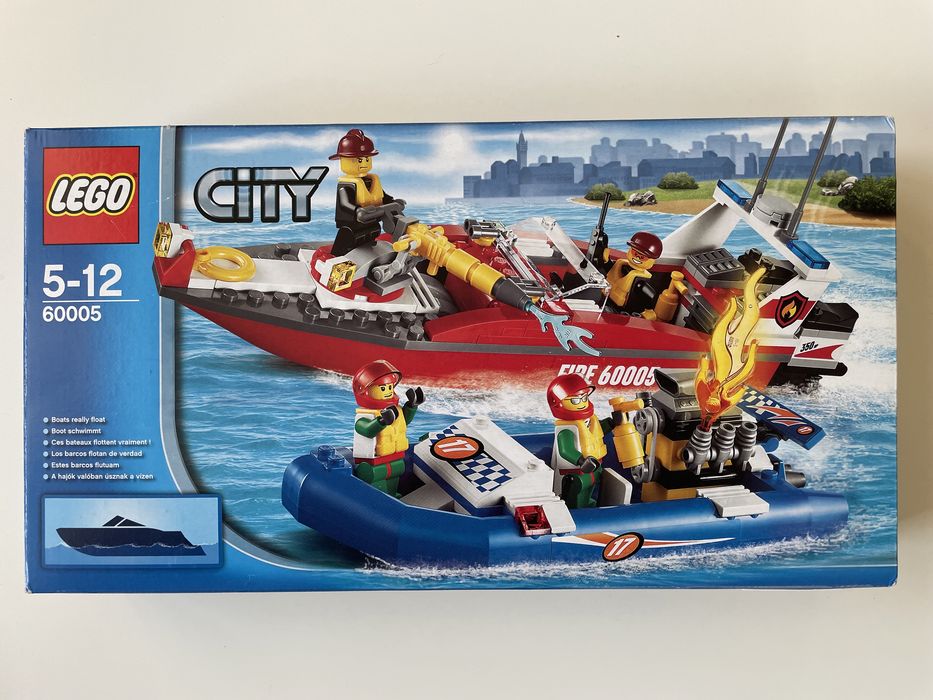 Lego CITY 60005 // Łódź strażacka