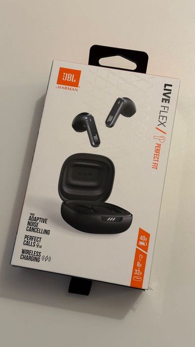 Auscultadores JBL Live Flex – como novos, na caixa
