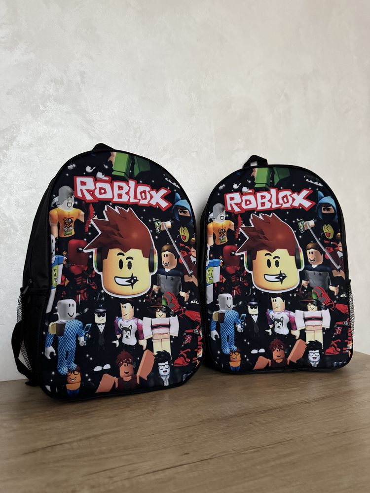 Рюкзак  дитячий Роблокс герої Roblox/портфель ранець для дітей чорний