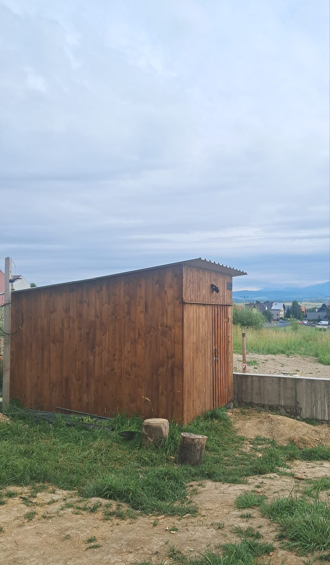Domek drewniany 320x240 +wc