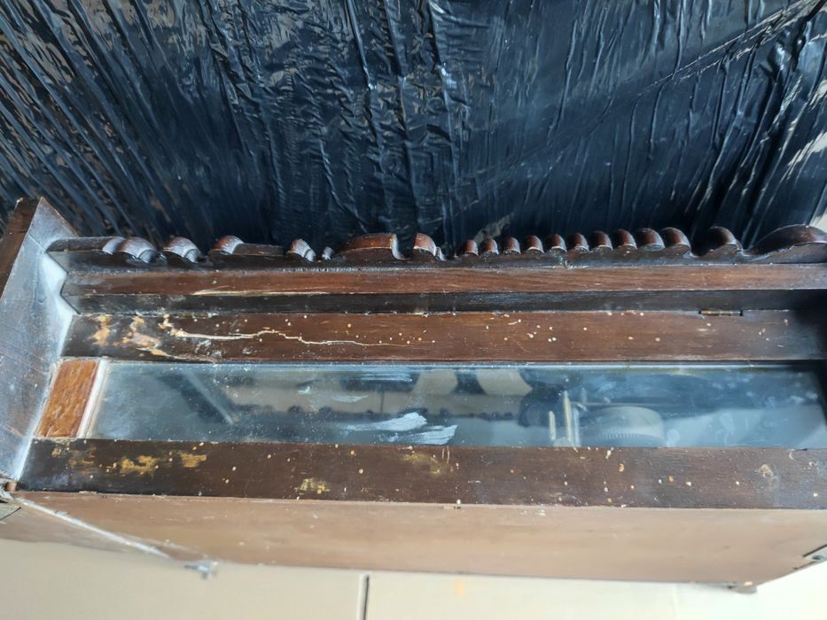 Zegar wiszący drewniany Francja