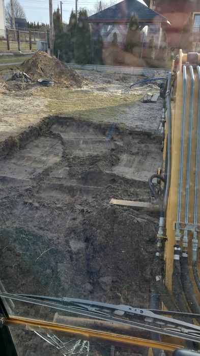 Usługi Minikoparką, transport, izolacja fundamentów