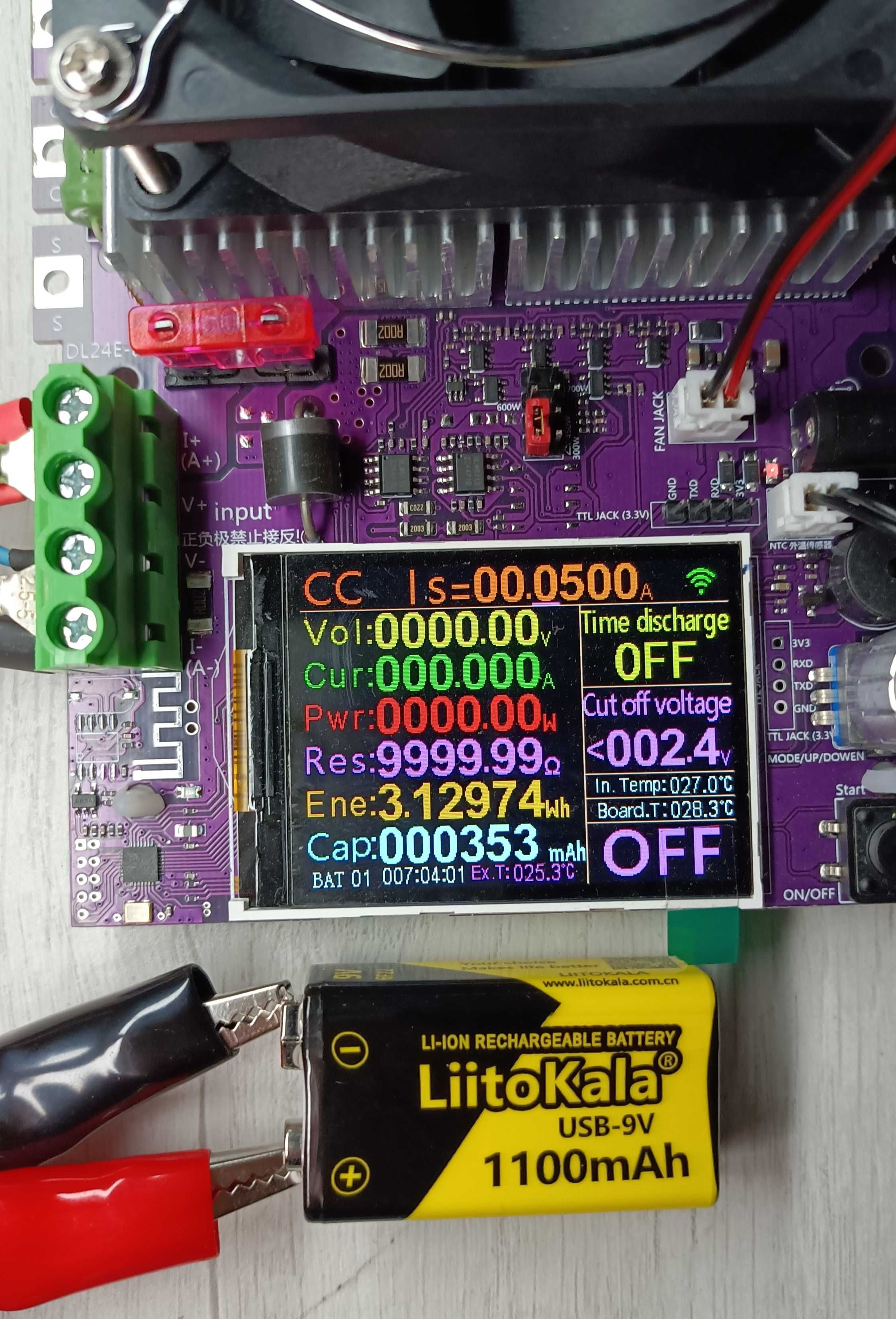 Крона Liitokala 9v 1100mAh Li-Ion USB type-C 6F22 НОВІ ОПТ Оригінал