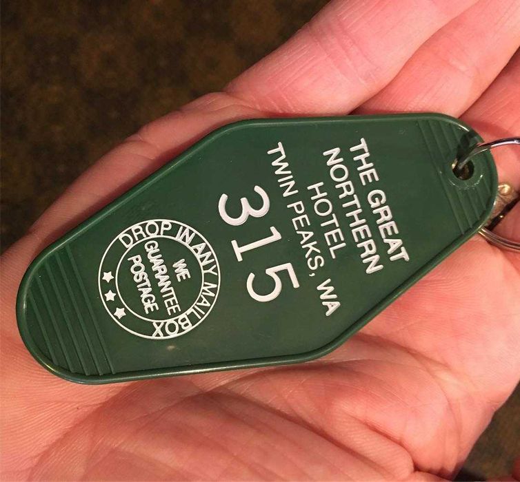 Брелок отеля Great Northern по сериалу Твин Пикс