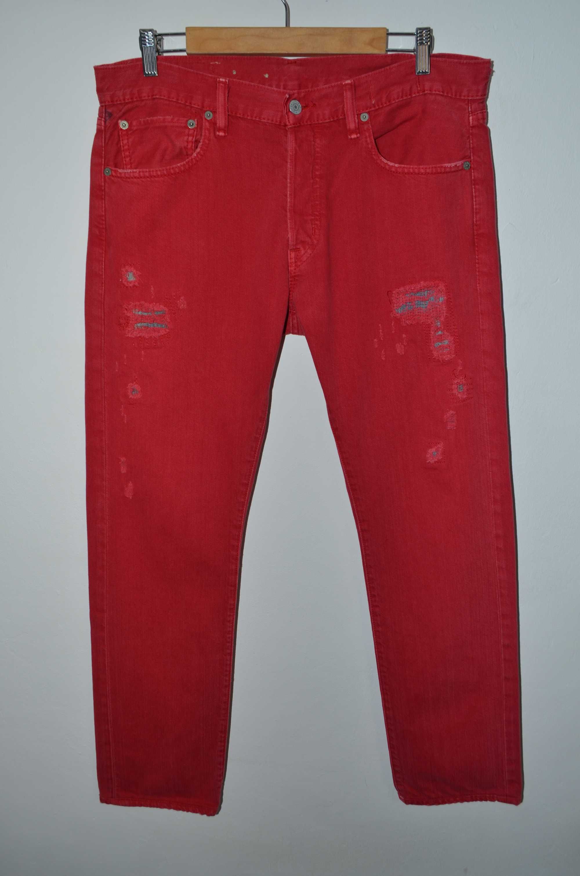 Джинсы Denim And Supply Ralph Lauren Jeans Straight Red W33 L32