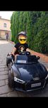 Auto na akumulator AUDI R8 Spyder Pilot USB SKÓRA Miękkie koła EVA