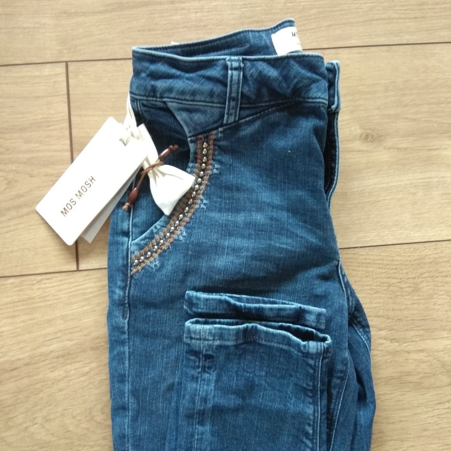 Mos Mosh Jeans 34 xs nowe z metką, spodnie jeansowe, jeansy, dżinsy