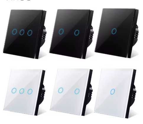 Zestaw Włącznik światła TUYA WIFI/Smart Home/1-2-3 Białe