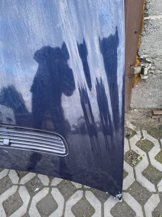 Maska przód Mercedes Benz W211 Niebieska E-class Oryginalna Wysyłka