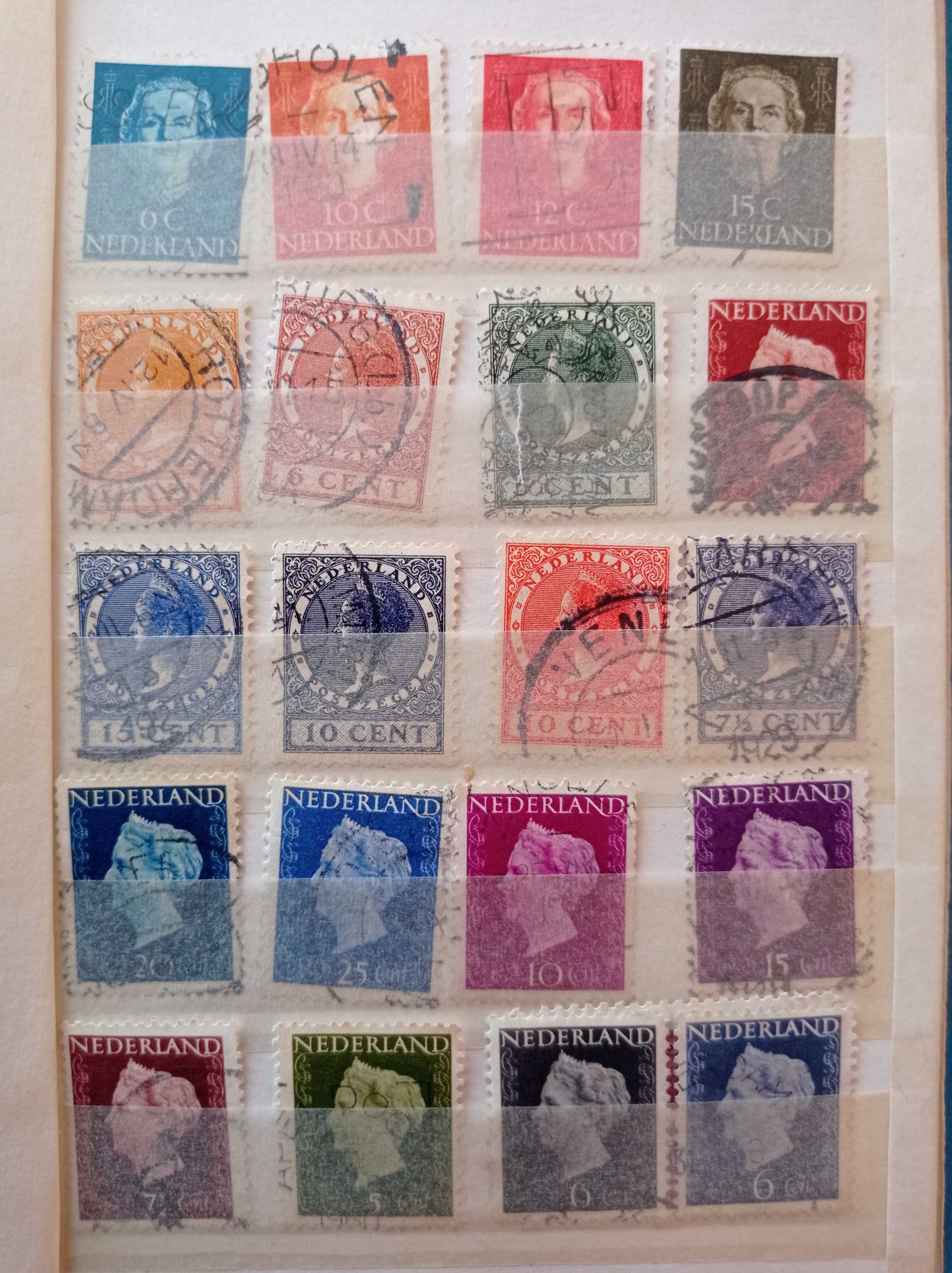 Znaczki pocztowe Holandia - Nederland - 139 sztuk.