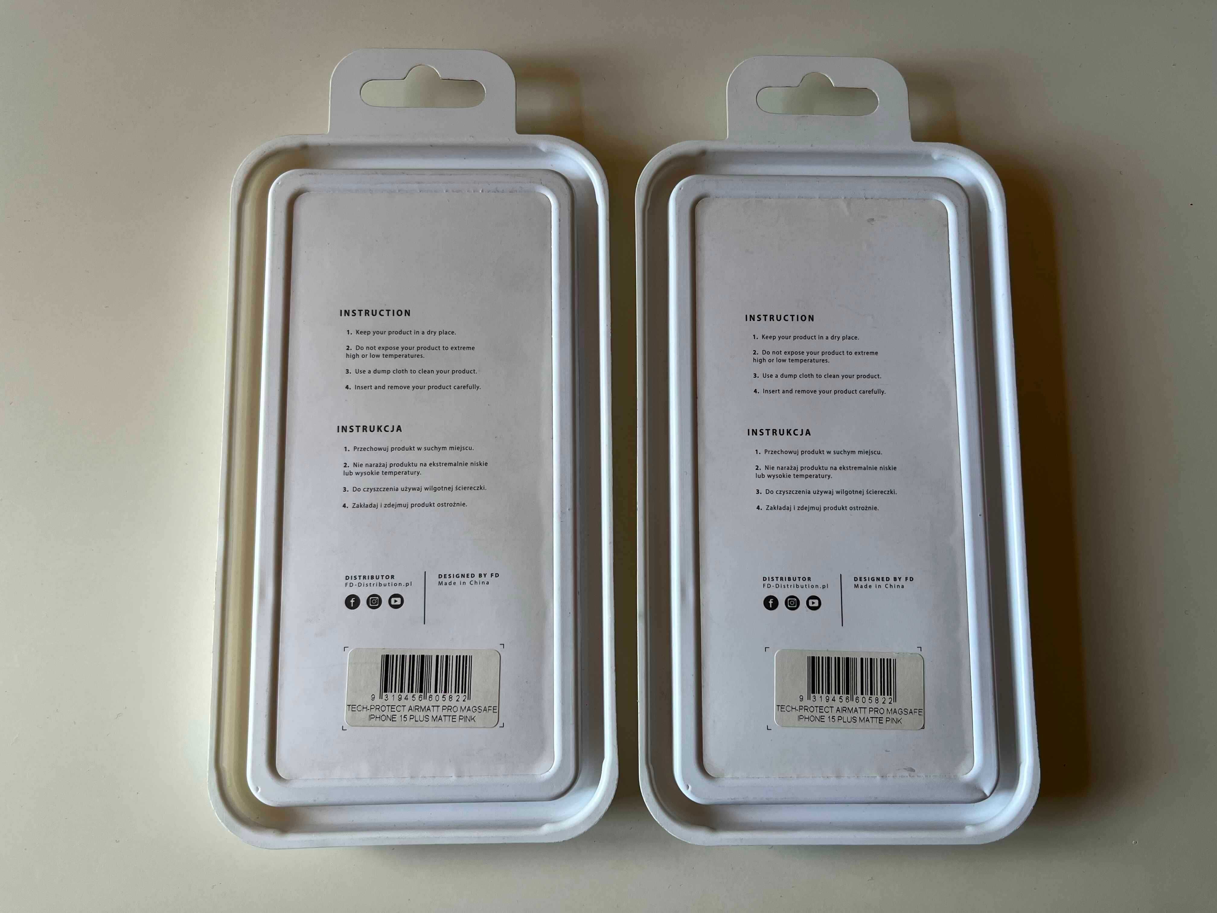 Etui TECH-PROTECT Airmatt Pro MagSafe do Apple iPhone 15 Plus Różowy