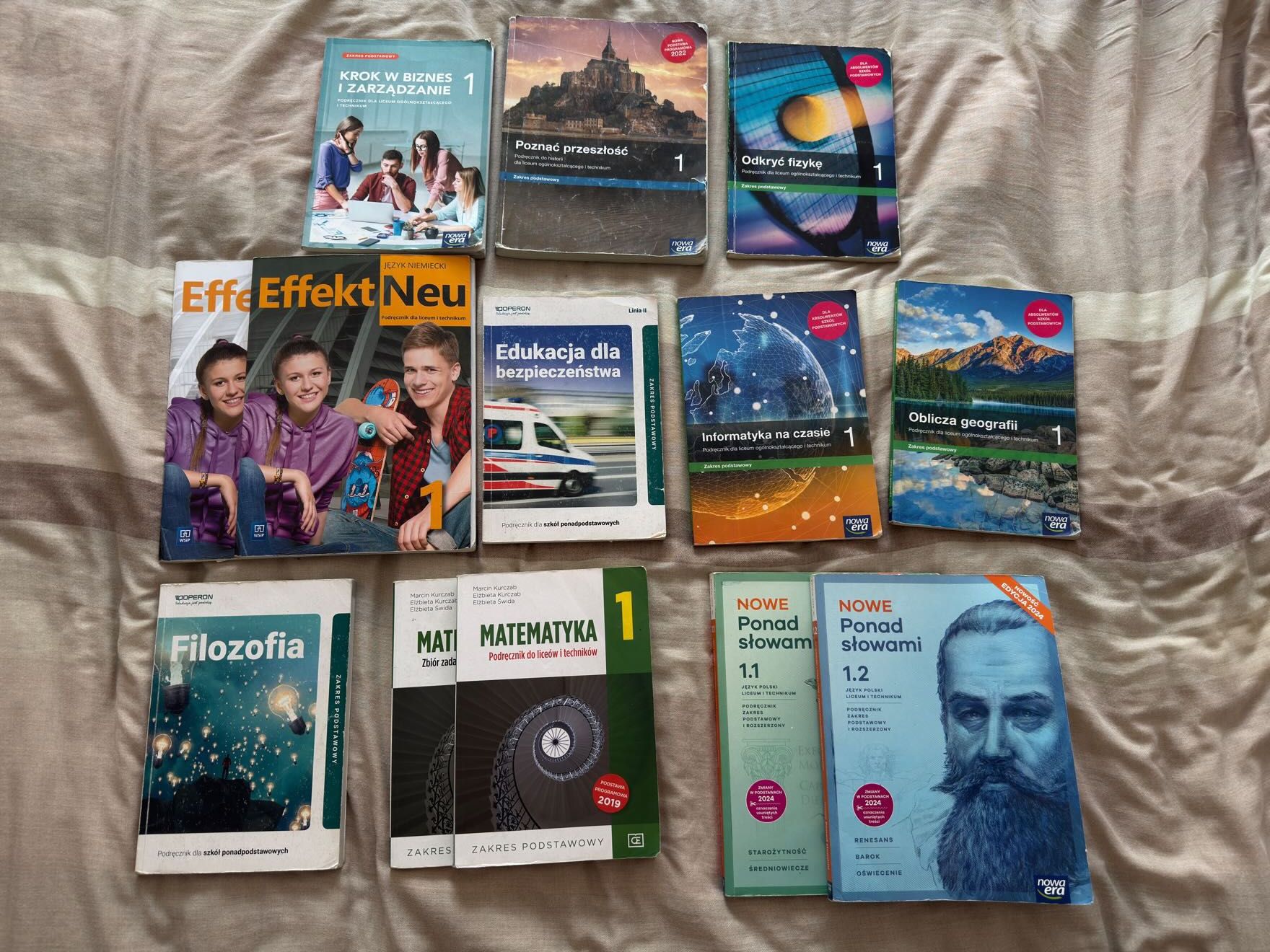 Podręczniki klasa 1