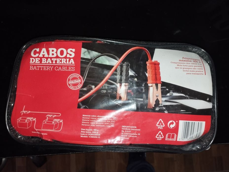 Cabos de bateria p/carro