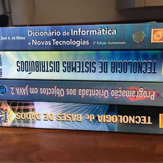 4 livros de informática