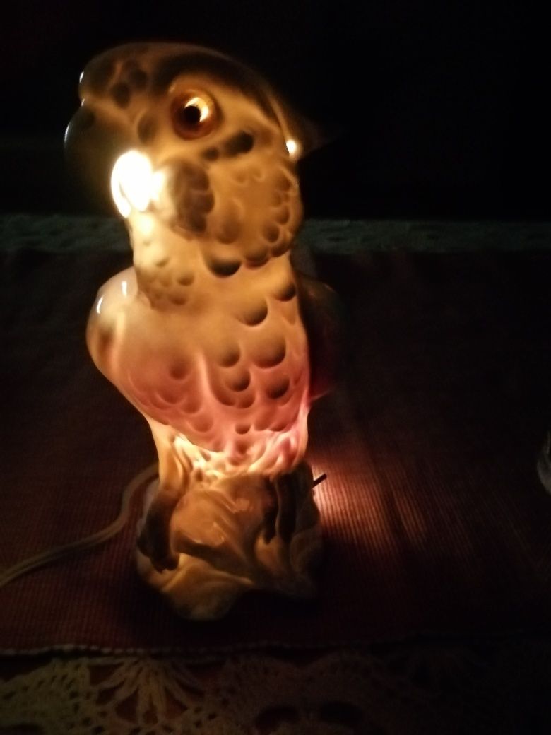Piękna porcelanowa lampka zapachowa art deco antyk